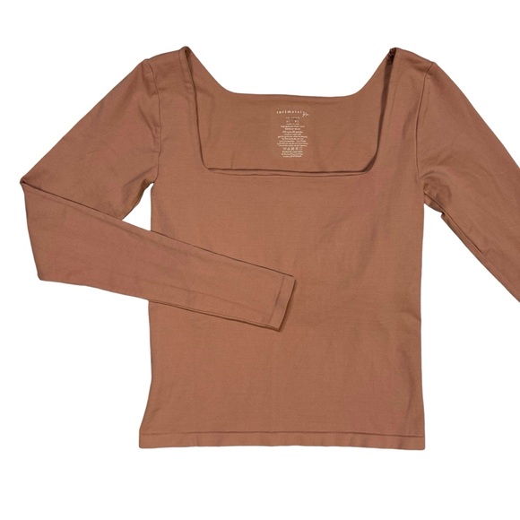 New Free People Intimately Clean Lines Long Sleeve Top Size M/L - Picture 6 of 8